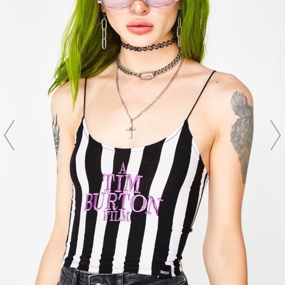 Oh Mighty A Tim Burton Film Crop Top